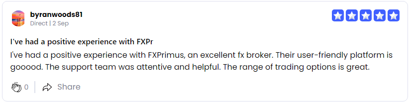 รีวิว FXPRIMUS
