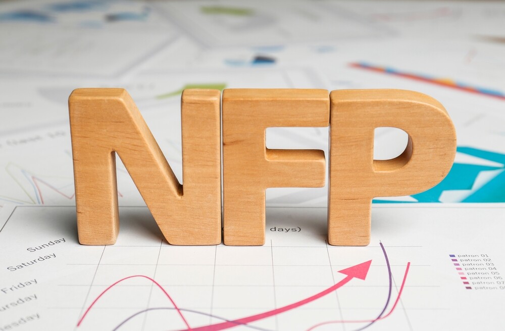 ตัวอักษรภาษาอังกฤษ NFP ย่อมาจาก Nonfarm Payrolls